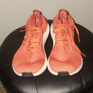Adidad Ultraboost Orange Athletic Shoes